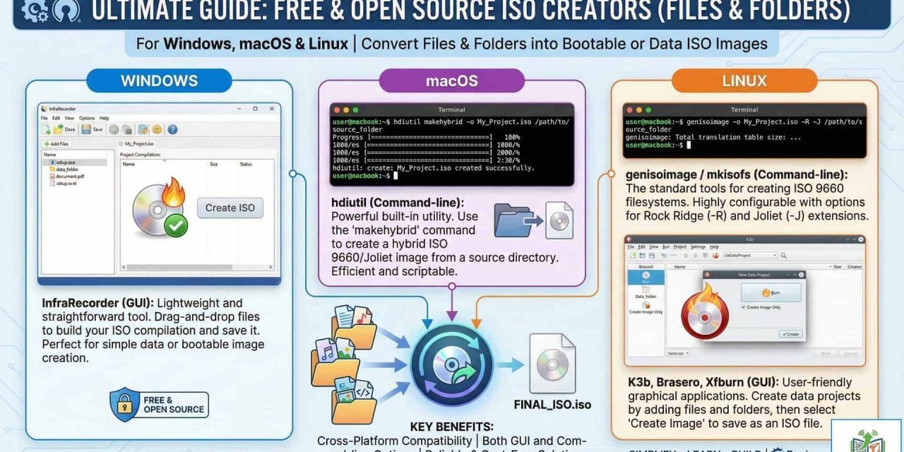 Ultimate Guide: 11 Free & Open Source ISO Creators for Windows, macOS & Linux